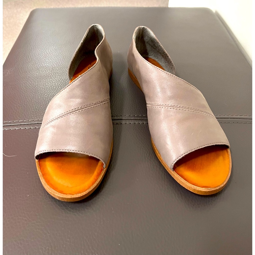 Gray sandals
